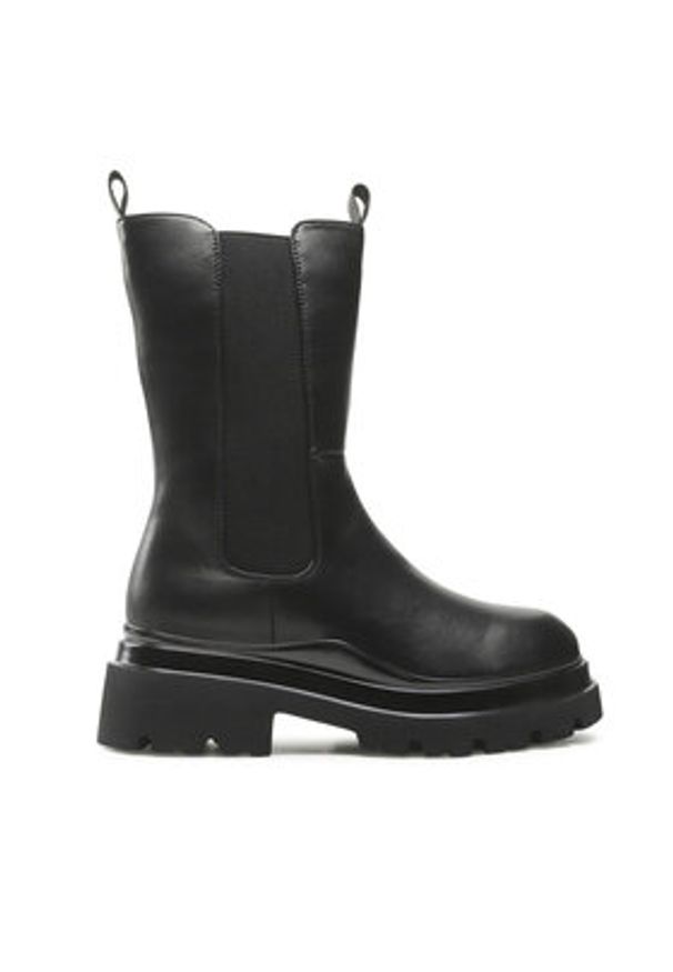 Jenny Fairy Botki WS139-01 Czarny. Kolor: czarny. Materiał: materiał