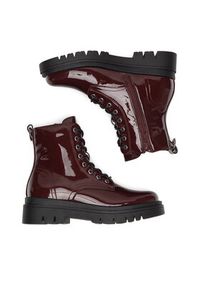 DeeZee Trzewiki WYL3972-1 Bordowy. Kolor: czerwony. Materiał: materiał #7
