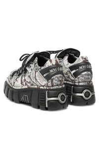 NEW ROCK Sneakersy M-120N-C59 Beżowy. Kolor: beżowy. Materiał: skóra #3