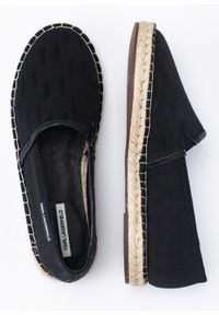 Espadryle męskie czarne Karl Lagerfeld KAMINO Monogram Slip On. Zapięcie: bez zapięcia. Kolor: czarny. Styl: klasyczny, rockowy #4