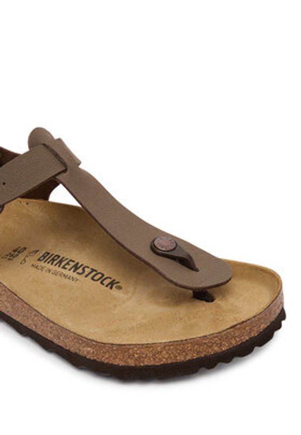 Birkenstock Sandały 147131 Brązowy. Kolor: brązowy. Materiał: skóra