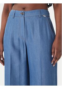 Fracomina Spodnie palazzo FS26SV3005D46901 Niebieski Wide Leg. Kolor: niebieski. Materiał: lyocell #5