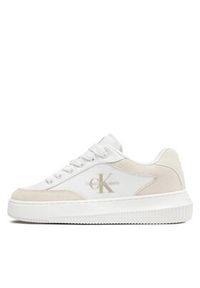 Calvin Klein Jeans Sneakersy Chunky Cupsole Lace Skater Btw YW0YW01452 Biały. Kolor: biały