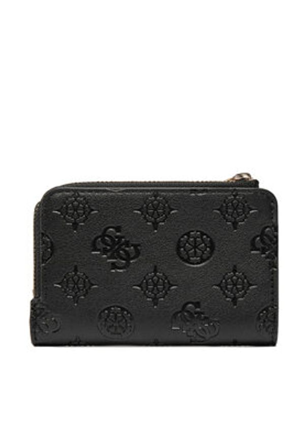 Guess Mały Portfel Damski SWPD96 30156 Czarny. Kolor: czarny. Materiał: skóra