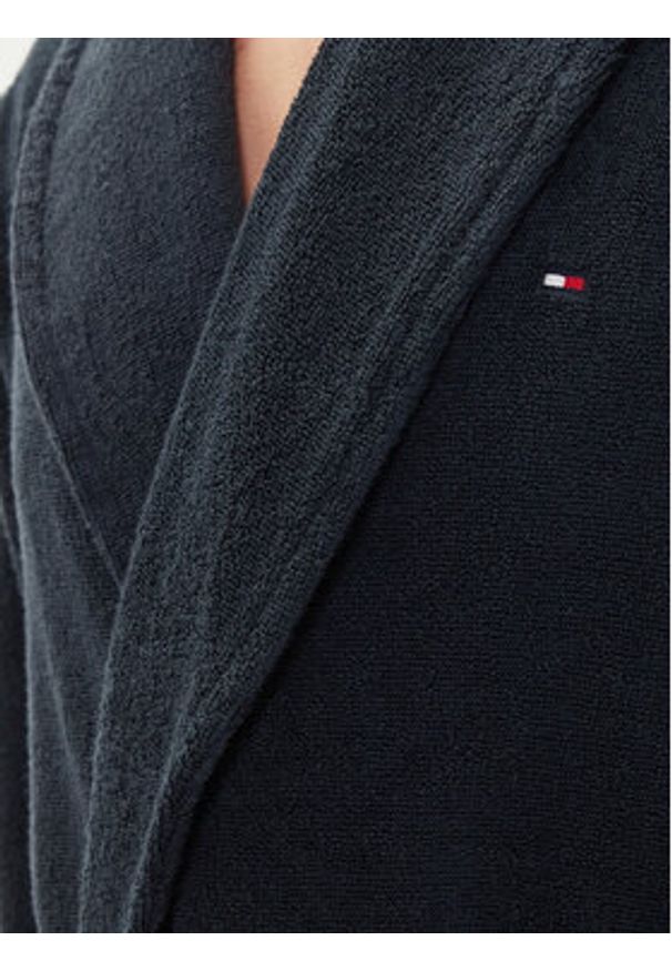 TOMMY HILFIGER - Tommy Hilfiger Szlafrok Icon Bathrobe 2S87905539 Granatowy. Kolor: niebieski. Materiał: bawełna