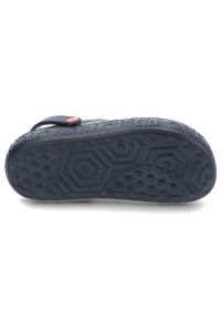 Big-Star - Niebieskie Klapki Big Star Wodoodporne Buty Damskie. Okazja: do domu, na co dzień. Kolor: niebieski. Materiał: materiał. Styl: klasyczny, wakacyjny, elegancki, casual, sportowy #4