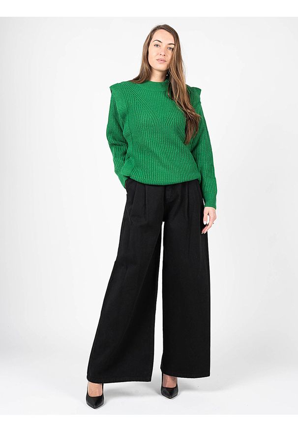 Silvian Heach Sweter | PGA22137LU | Kobieta | Zielony. Kolor: zielony. Materiał: akryl, nylon, bawełna. Wzór: aplikacja, ze splotem