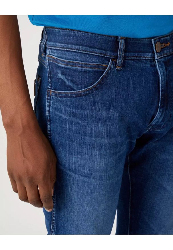 Wrangler - WRANGLER BRYSON MĘSKIE SPODNIE JEANSOWE JEANSY DŻINSY BLUE CRUSH W14XCSZ50