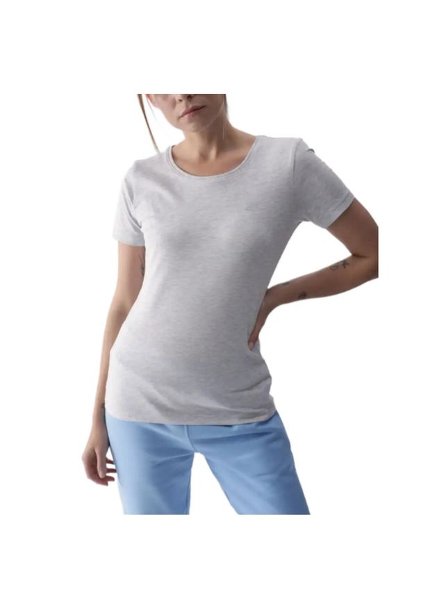4f - Koszulka Damska 4F. Kolor: szary