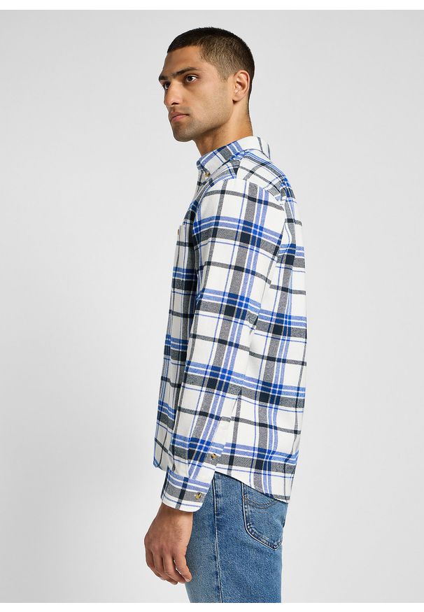 Lee - MESKA KOSZULA LEE RIVETED SHIRT WHITE 112355646