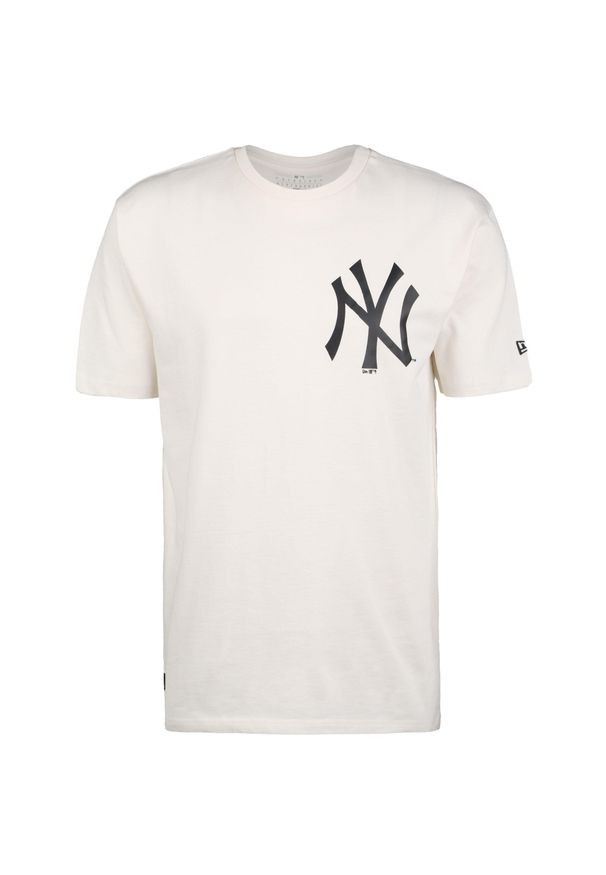 T-shirt oversize New Era d Logo New York Yankees. Kolor: biały, czarny, wielokolorowy