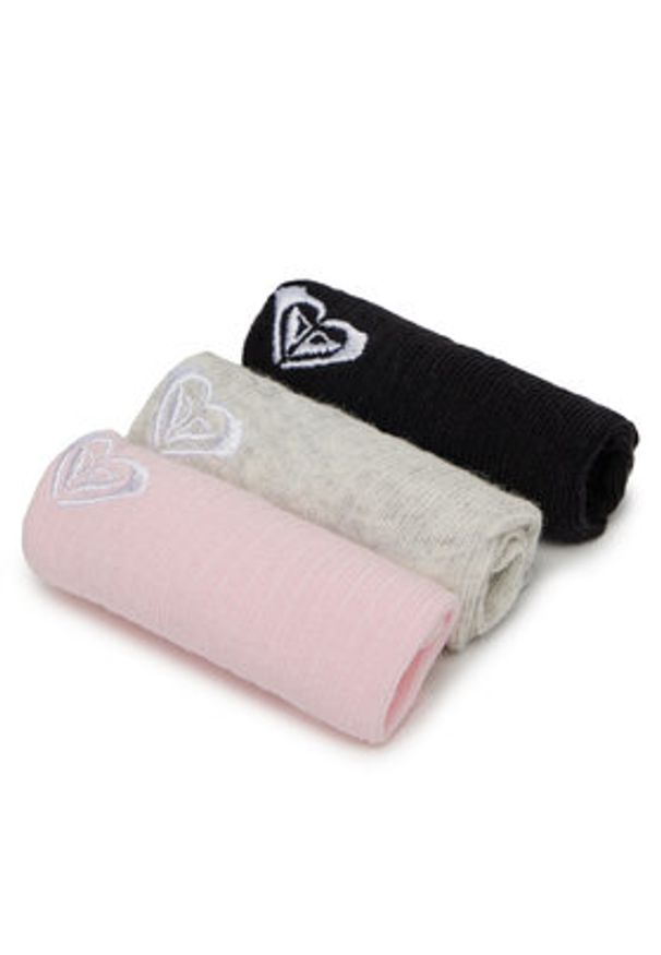 Roxy Skarpety długie AS_ROXY_01Z_SS25 (3-PACK) Różowy. Kolor: różowy. Materiał: bawełna