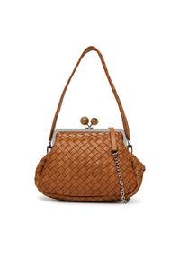 Weekend Max Mara Torebka 2515511105650 Brązowy. Kolor: brązowy. Materiał: skórzane