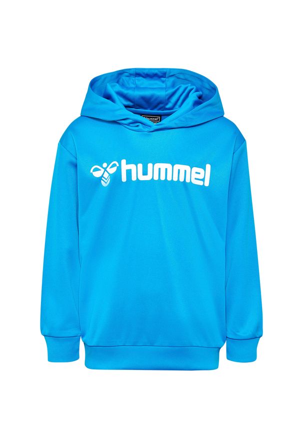 Bluza z kapturem dla dzieci Hummel hmlLOGO. Typ kołnierza: kaptur. Kolor: niebieski