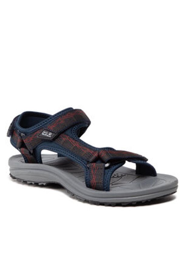 Jack Wolfskin Sandały Wave Breaker M 4052011 Granatowy. Kolor: niebieski. Materiał: materiał
