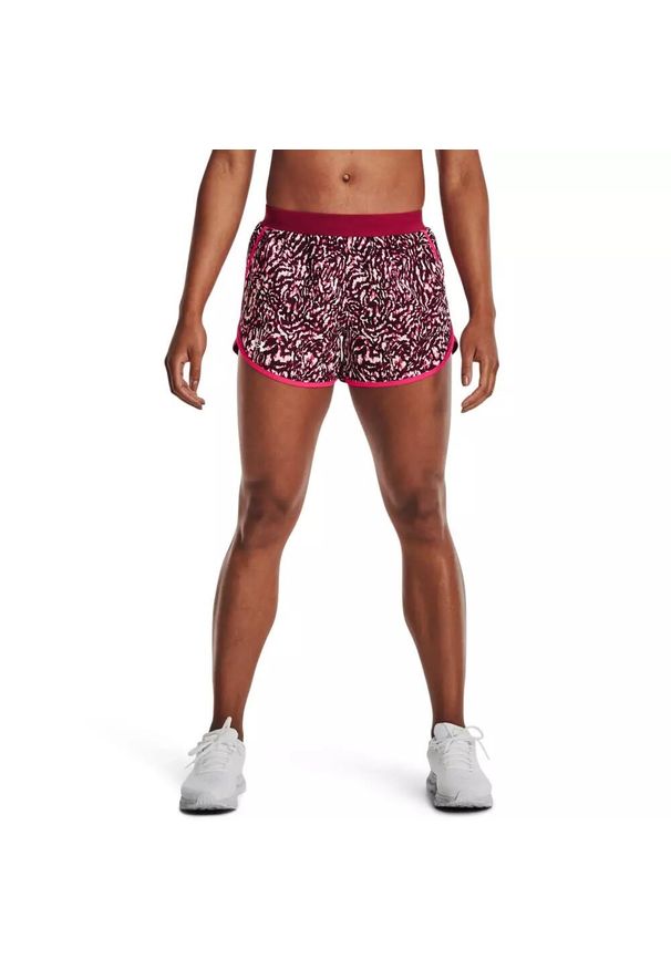 Spodenki krótkie damskie Under Armour Fly By 2.0 Printed Short. Kolor: wielokolorowy. Długość: krótkie