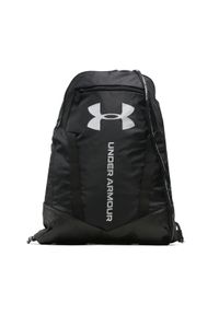 Under Armour Worek UA Undeniable Sackpack 1369220-001 Czarny. Kolor: czarny. Materiał: materiał