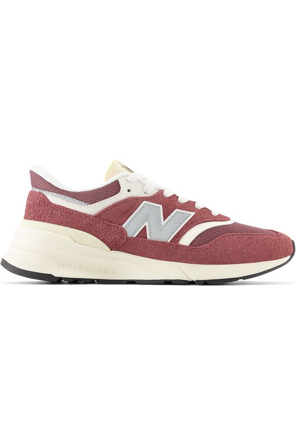 Buty męskie New Balance U997RCC – czerwone. Okazja: na co dzień. Kolor: czerwony. Materiał: guma, materiał, skóra, syntetyk. Szerokość cholewki: normalna