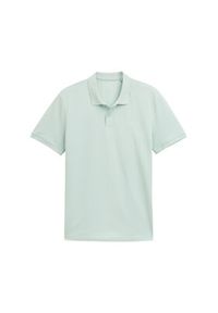 Tom Tailor Denim Polo 1045587 Zielony Regular Fit. Typ kołnierza: polo. Kolor: zielony. Materiał: bawełna