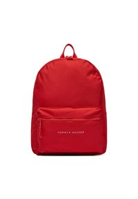 TOMMY HILFIGER - Tommy Hilfiger Plecak Th Essential Backpack AU0AU01864 Czerwony. Kolor: czerwony. Materiał: materiał #1