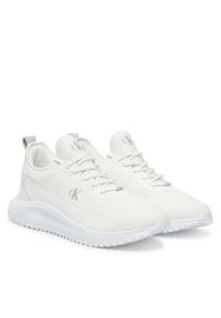 Calvin Klein Jeans Sneakersy Eva Runner Tech Ripstop YM0YM01203 Biały. Kolor: biały. Materiał: materiał #5