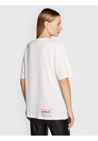 Pinko T-Shirt DIABOLIK Fabiola 1L1099 Y5SN Biały Regular Fit. Kolor: biały. Materiał: bawełna