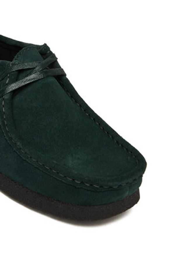 Clarks Półbuty WallabeeEVOSh 26184613 Zielony. Kolor: zielony. Materiał: zamsz, skóra