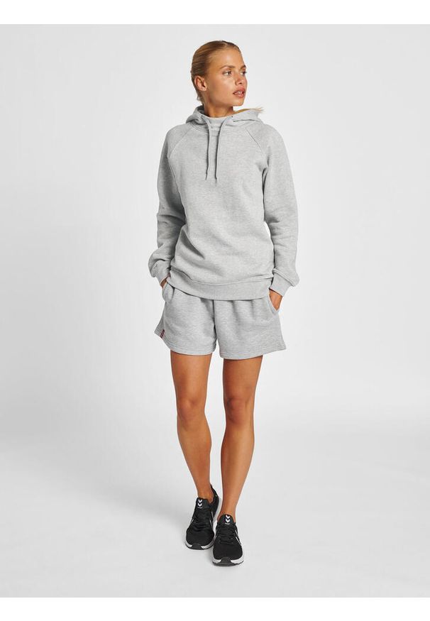 Bluza fitness damska Hummel red Heavy z kapturem. Typ kołnierza: kaptur. Kolor: szary. Sport: fitness