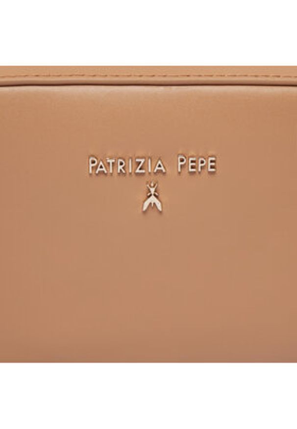 Patrizia Pepe Torebka 8B0152/L061-B685 Beżowy. Kolor: beżowy. Materiał: skórzane