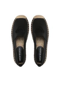 Emporio Armani Espadryle XVSS03 XN742 K001 Czarny. Kolor: czarny. Materiał: materiał