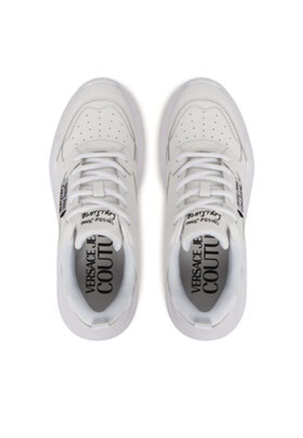 Versace Jeans Couture Sneakersy 78VA3SC2 Różowy. Kolor: różowy. Materiał: skóra