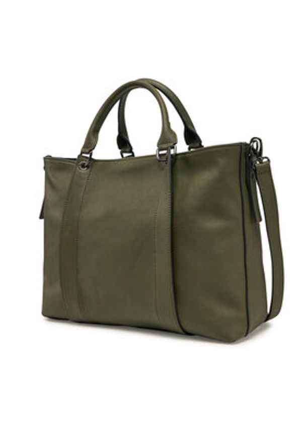 Longchamp Torebka 10198HCV Khaki. Kolor: brązowy. Materiał: skórzane