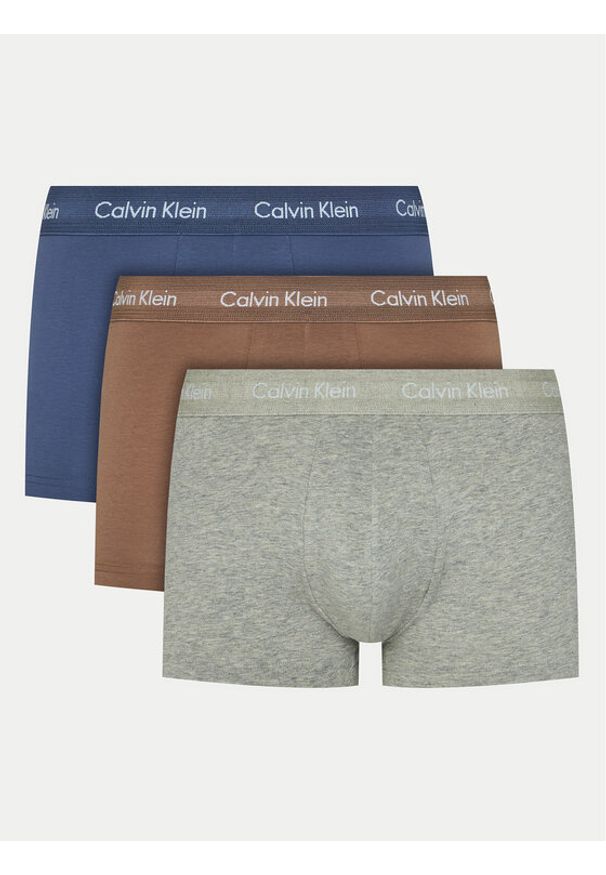 Calvin Klein Underwear Komplet 3 par bokserek 0000U2664G Kolorowy. Materiał: bawełna. Wzór: kolorowy