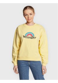 Wrangler Bluza Retro W6N0HAY19 112146217 Żółty Regular Fit. Kolor: żółty. Materiał: bawełna. Styl: retro #1