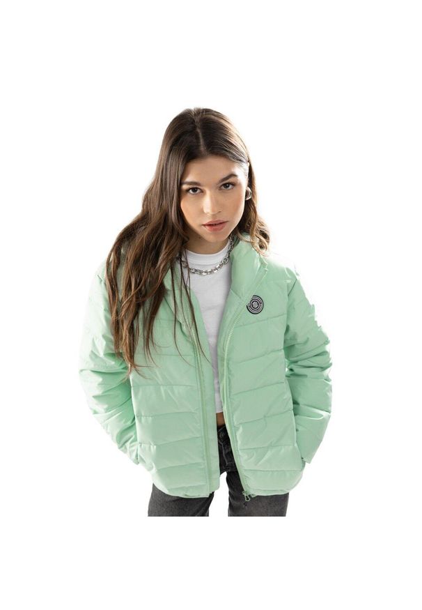 SIROKO - Kurtka puchowa lifestyle wodoodporna damska Cruise-W. Kolor: zielony. Materiał: puch