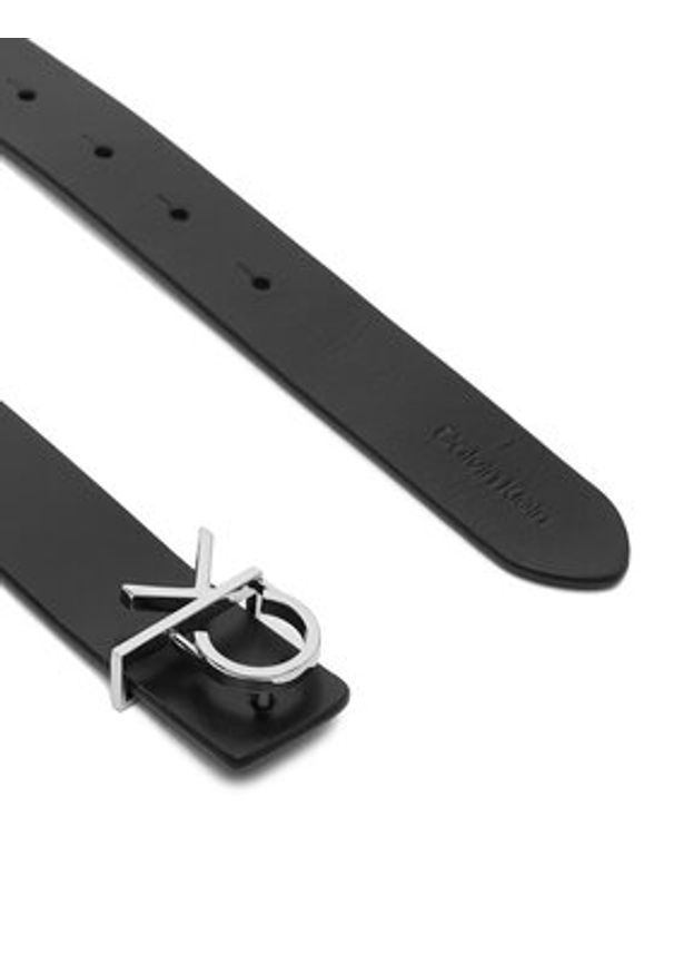 Calvin Klein Pasek Damski Ck Reversible Belt 3.0_Mono K60K612934 Czarny. Kolor: czarny. Materiał: skóra
