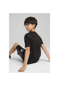 Puma - Młodzieżowa koszulka Active Sports z grafiką PUMA Black. Kolor: czarny. Materiał: guma. Wzór: nadruk. Sport: joga i pilates