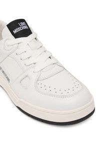 Love Moschino - LOVE MOSCHINO Sneakersy JA15084G1OIKB10A Biały. Kolor: biały. Materiał: skóra #6