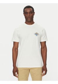 Quiksilver T-Shirt EQYZT08038 Écru Regular Fit. Materiał: bawełna