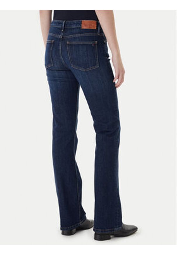 TOMMY HILFIGER - Tommy Hilfiger Jeansy WW0WW42490 Granatowy Bootcut Fit. Kolor: niebieski
