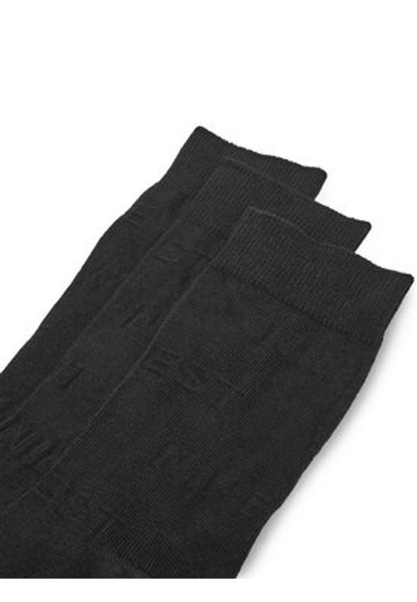 Nine West Skarpety długie CEO_LA_NW_17283_W_AW25 (3-PACK) Czarny. Kolor: czarny. Materiał: bawełna