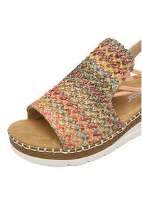 Rieker Sandały CEO-V1241-90 Kolorowy. Materiał: materiał. Wzór: kolorowy #5