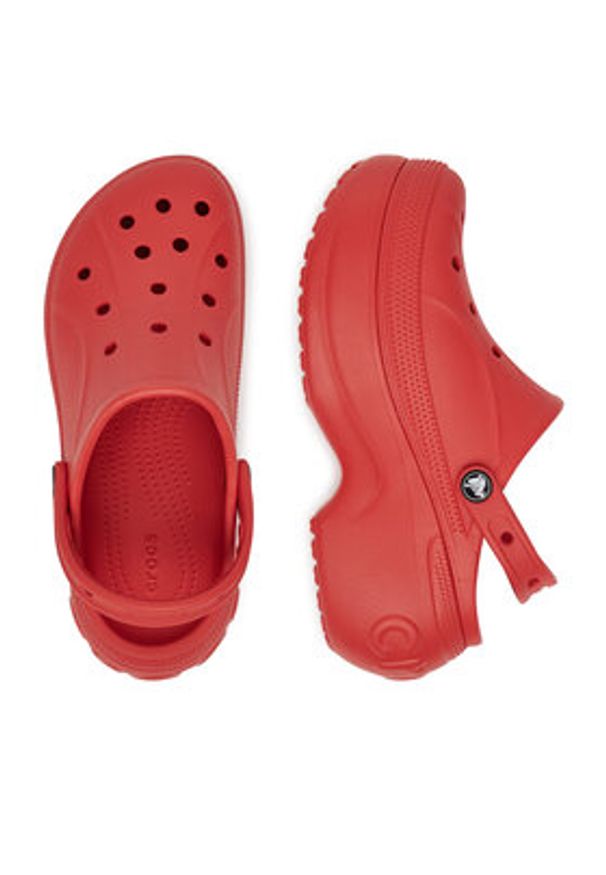 Crocs Klapki BELLA CLOG 210062-8C1 Czerwony. Kolor: czerwony