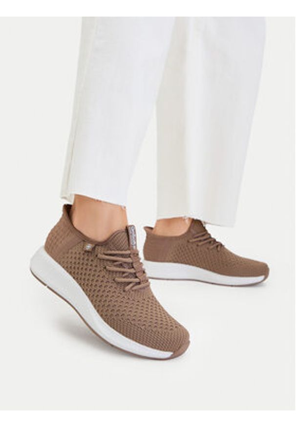 Go Soft Sneakersy CEO-WGVA-GO07 Brązowy. Kolor: brązowy. Materiał: materiał