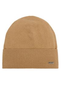 Czapka BOSS. Kolor: beżowy #1