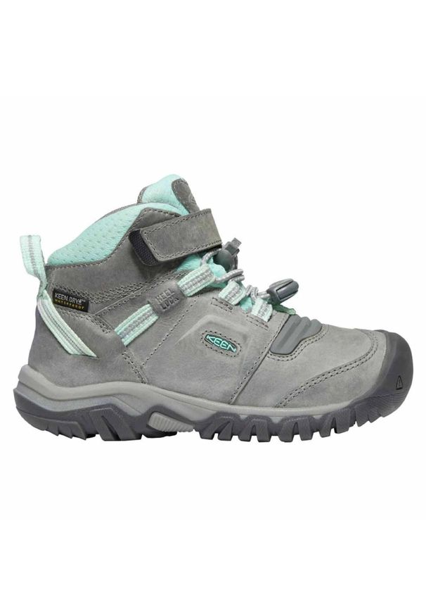 keen - Buty trekkingowe dla dzieci Keen Ridge Flex Mid WP. Okazja: na co dzień. Kolor: szary. Sport: turystyka piesza