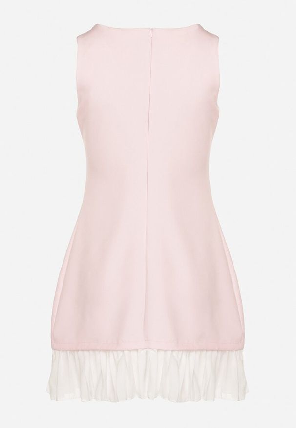 Born2be - Różowa Elegancka Sukienka Taliowana Florzedi. Okazja: na imprezę, na co dzień. Kolor: różowy. Typ sukienki: proste. Styl: elegancki