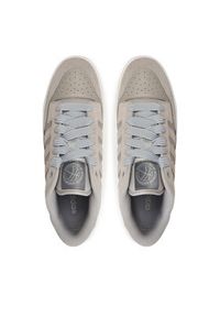 Adidas - adidas Sneakersy Rapid Court Low JR3155 Szary. Kolor: szary. Materiał: zamsz, skóra #3