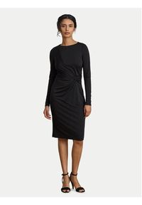 Lauren Ralph Lauren - LAUREN RALPH LAUREN Sukienka dzianinowa 200P14033002 Czarny Slim Fit. Kolor: czarny. Materiał: syntetyk #5