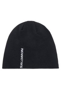 salomon - Salomon Czapka Graphic LC2708700 Czarny. Kolor: czarny. Materiał: wełna, materiał